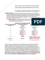 University of Wisconsin-La Crosse: Office of University Graduate Studies Directions For Requesting Graduate Student Professional Travel Funds