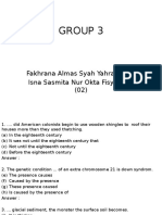 Group 3: Fakhrana Almas Syah Yahrani (01) Isna Sasmita Nur Okta Fisya'bani