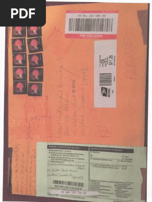 Affidavit of Facts DRAFT FOR PERFORMANCE sent to and Returned by Gsnma:Msta