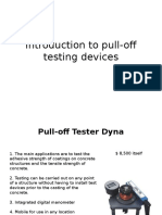 Pull-Off Testing Device