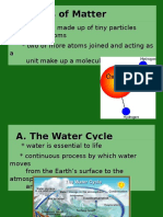 II. Cycles of Matter