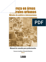 Pobreza en Áreas Centrales Urbanas- Métodos de Análisis e Intervenciones- Manual de Consulta Para Profesionales, Francesco Lanzafame y Alessandra Quartesan (2009)