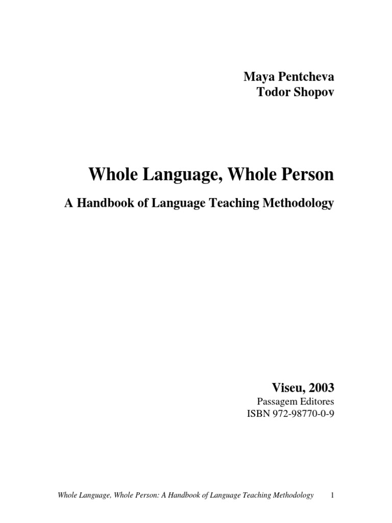 Language Teaching Methodology Handbook | PDF | Linguistics | Metaphor