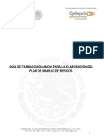 Guia de Farmacovigilancia para La Elaboración Del Plan de Manejo de Riesgos