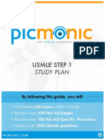 Picmonic Step 1 Study Plan