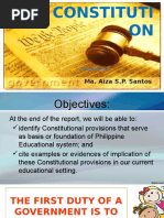 The CONSTITUTION-legal foundations of Education