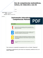 Instrumento Autovalorativo de Competencias Matemáticas