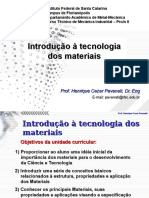 Introdução À Tecnologia Dos Materiais