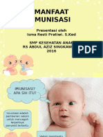 Manfaat Imunisasi