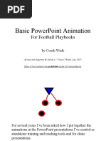 Basic Powerpoint Animation: For Football Playbooks