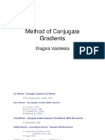 Method of  Gradient Conjugate