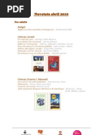 Novetats abril 2010