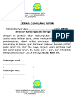 Ikrar Gemilang Upsr