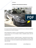 Procedimientos Peritaje Vehiculos Livianos.