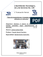 Inspeccion de Tipos de Transmisiones