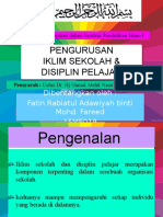 Pengurusan Iklim Sekolah & Disiplin Pelajar (Fatin)