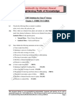 NCERT Solution Science - Class 6 - Chapter 3 - Fibre To Fabric