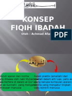 Konsep Fikih Ibadah