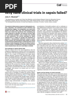 Why Have Clinical Trials in Sepsis Failed