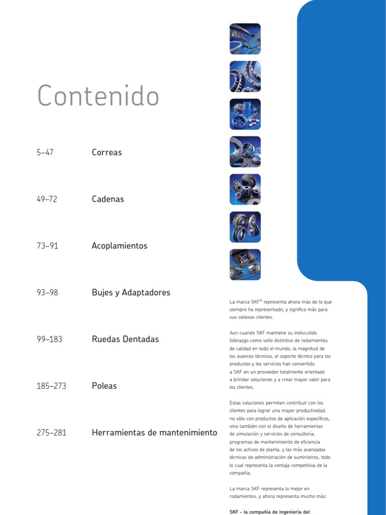 Ddd SKF Correas y Poleas | PDF | Negocios económicos | Business