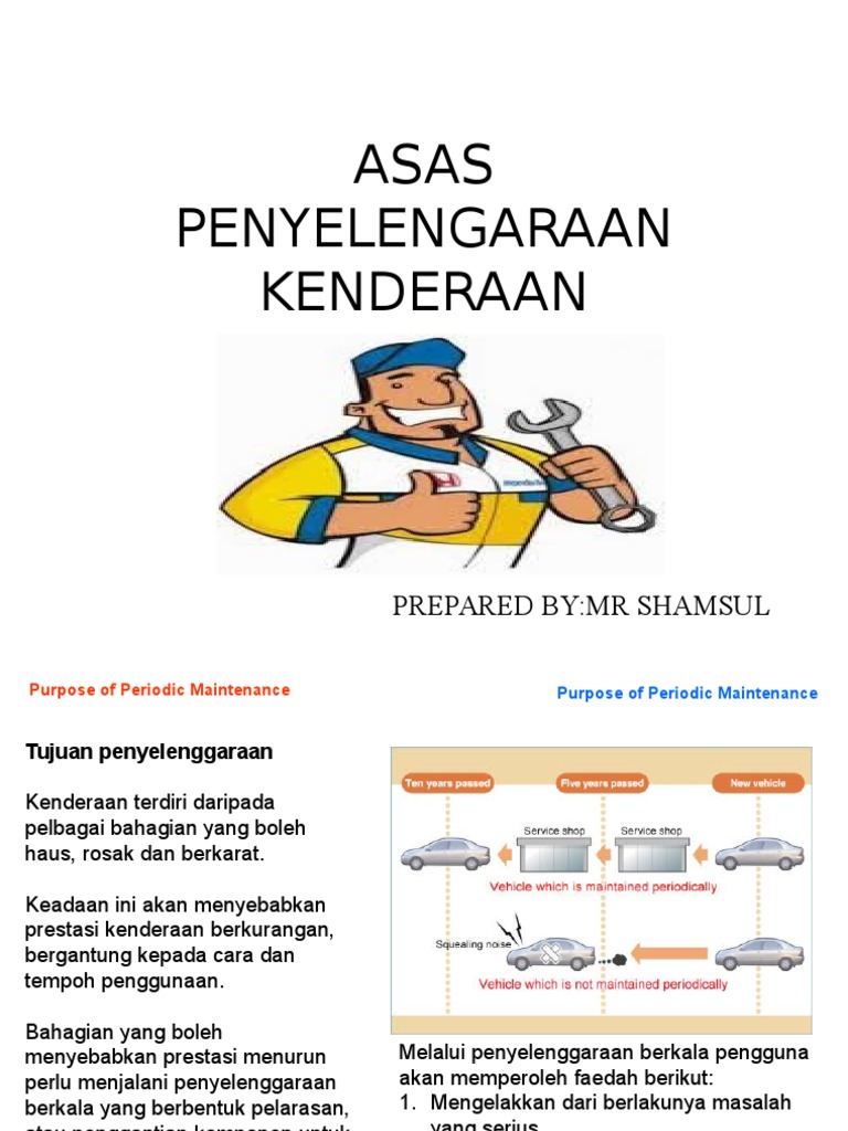 Asas Penyelenggaraan Kenderaan | PDF