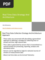 Real Time Data Strategy and Architecture