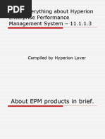 Learn EPMA 11.1.1.3 (Volume - 1)