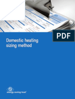 Domestic Heating Sizing Method