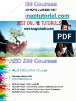 AED 200 Academic Success/snaptutorial