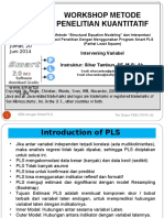 Modul SEM Dengan PLS - Intervening