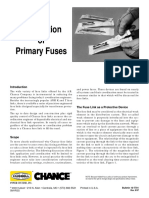 Application of Primary Fuses