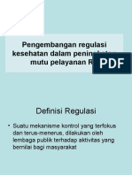 Desain Dan Implementasi Peran Regulasi Pelayanan Kesehatan (HANEVI)