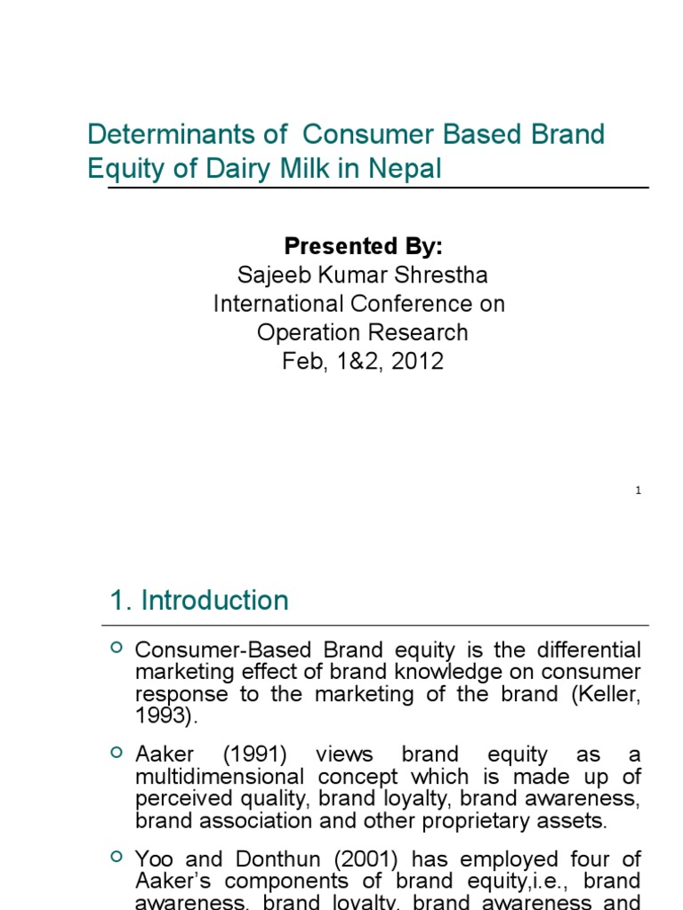 Cbbe Of Dairy Milk In Nepal P Value Brand