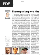 The frogs that wanted a king