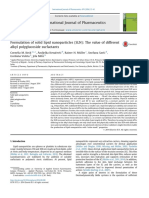 International Journal of Pharmaceutics Volume 474 Issue 1-2 2014 (Doi 10.1016/j.ijpharm.2014.08.008) Keck, Cornelia M. Kovačević, Andjelka Müller, Rainer H. Sa - Formulation of Solid Lipid Nanop