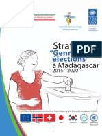 Stratégie "Genre Et Élections" À Madagascar 2015 - 2020