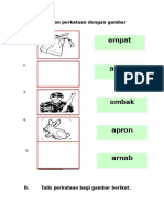 Empat: A. Suaikan Perkataan Dengan Gambar