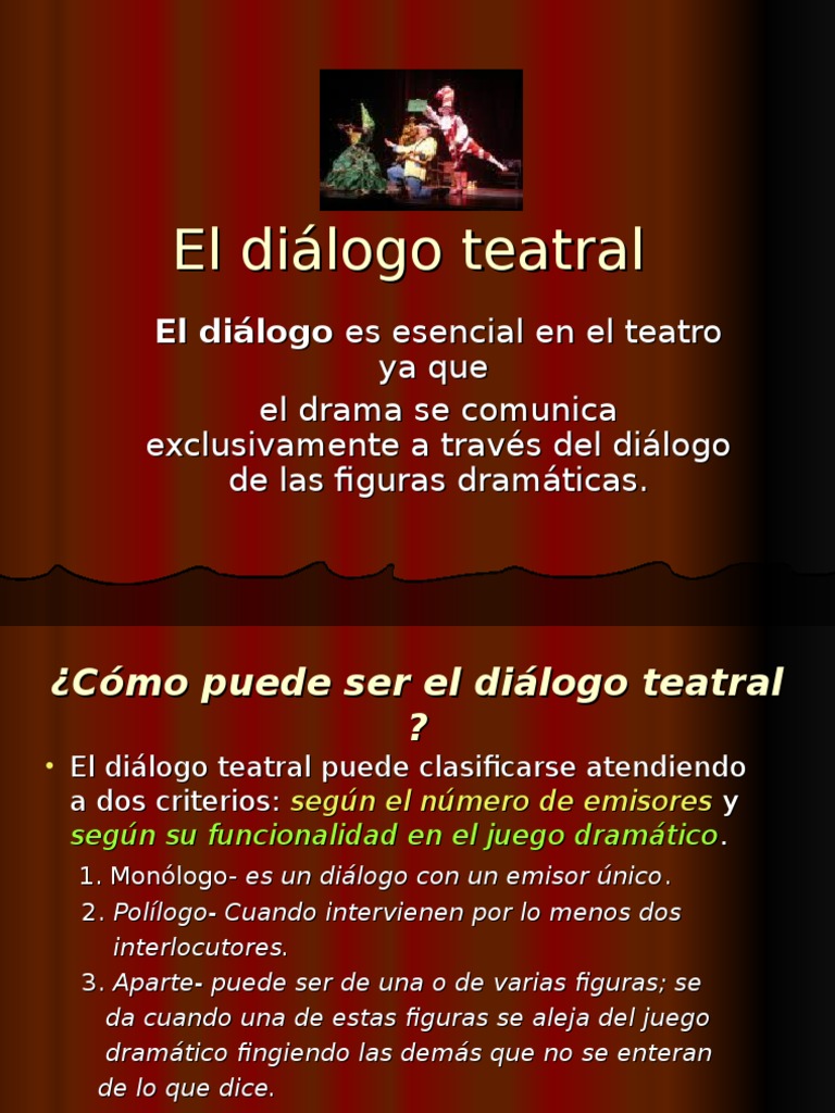 El Diálogo Teatral
