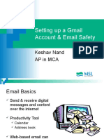 Setting Up A Gmail Account & Email Safety: Keshav Nand Ap in Mca