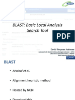 BLAST: Basic Local Analysis Search Tool: David Requena Anicama
