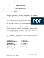 Topic 8 Chi-Square & Hypothesis Test