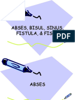 Abses, Bisul, Fistula, & Fisur Dan