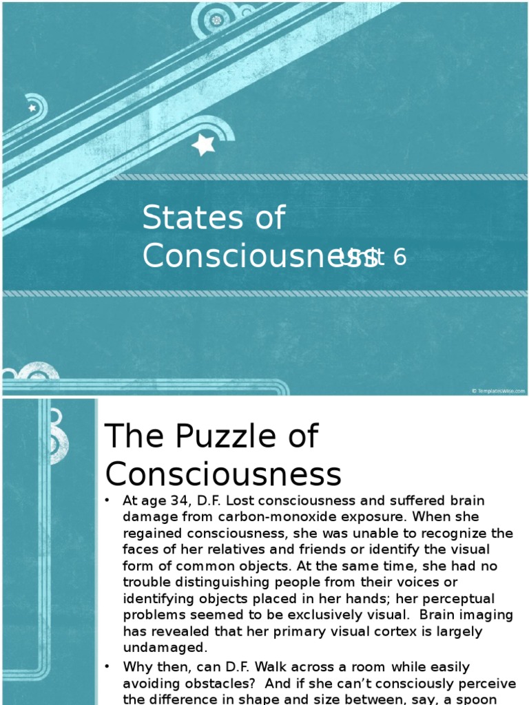 Understanding States of Consciousness | PDF | Neurotransmitter | Sleep