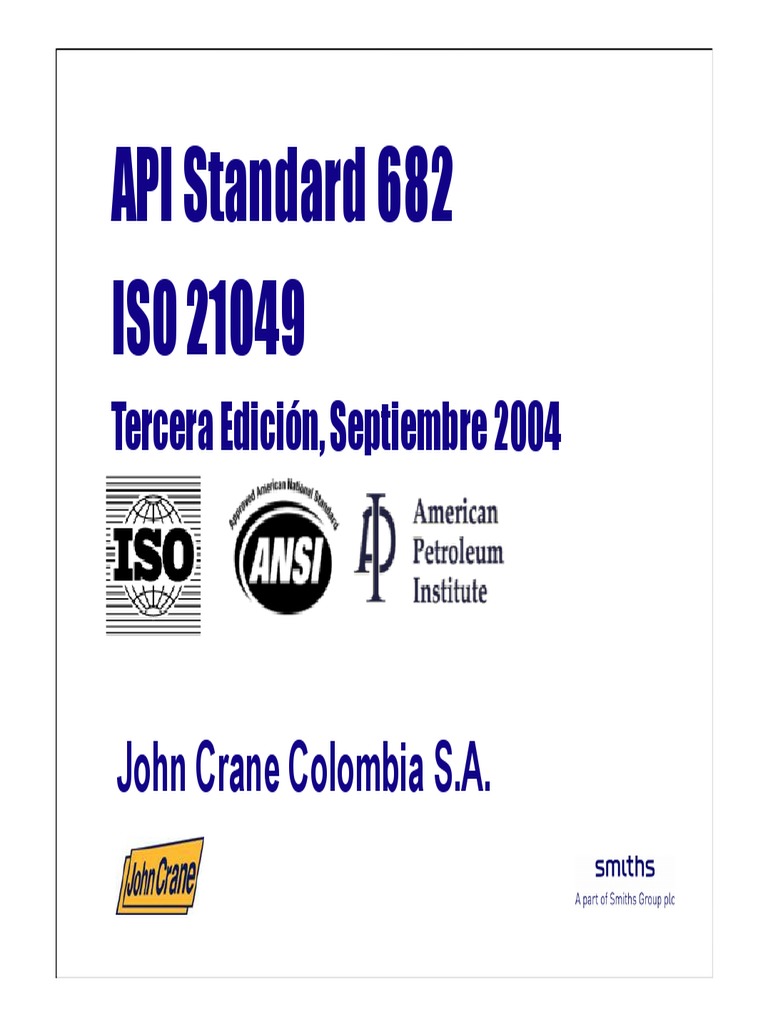 API Standard 682 ISO 21049 | PDF | Sustancias químicas | Ingeniería ...
