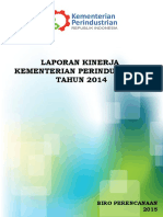 Laporan Kinerja Kementerian Perindustrian Tahun 2014