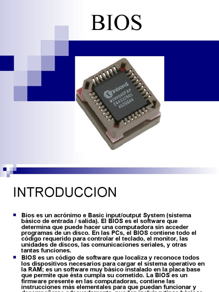 Tipos de BIOS y su Función | PDF | Bios | Hardware de la computadora