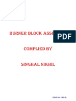 Burner Block Assembly: Singhal Nikhil