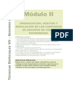 Módulo II - REGULACION DE LAS COMPAÑIAS DE SEGUROS DE VIDA PDF