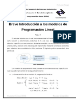 Introduccion a Los Modelos de PL y Metodo Grafico