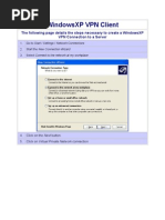 WindowsXP VPN Client